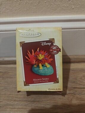 Mighty Simba, The Lion King, Disney Hallmark Keepsake Ornament 2005